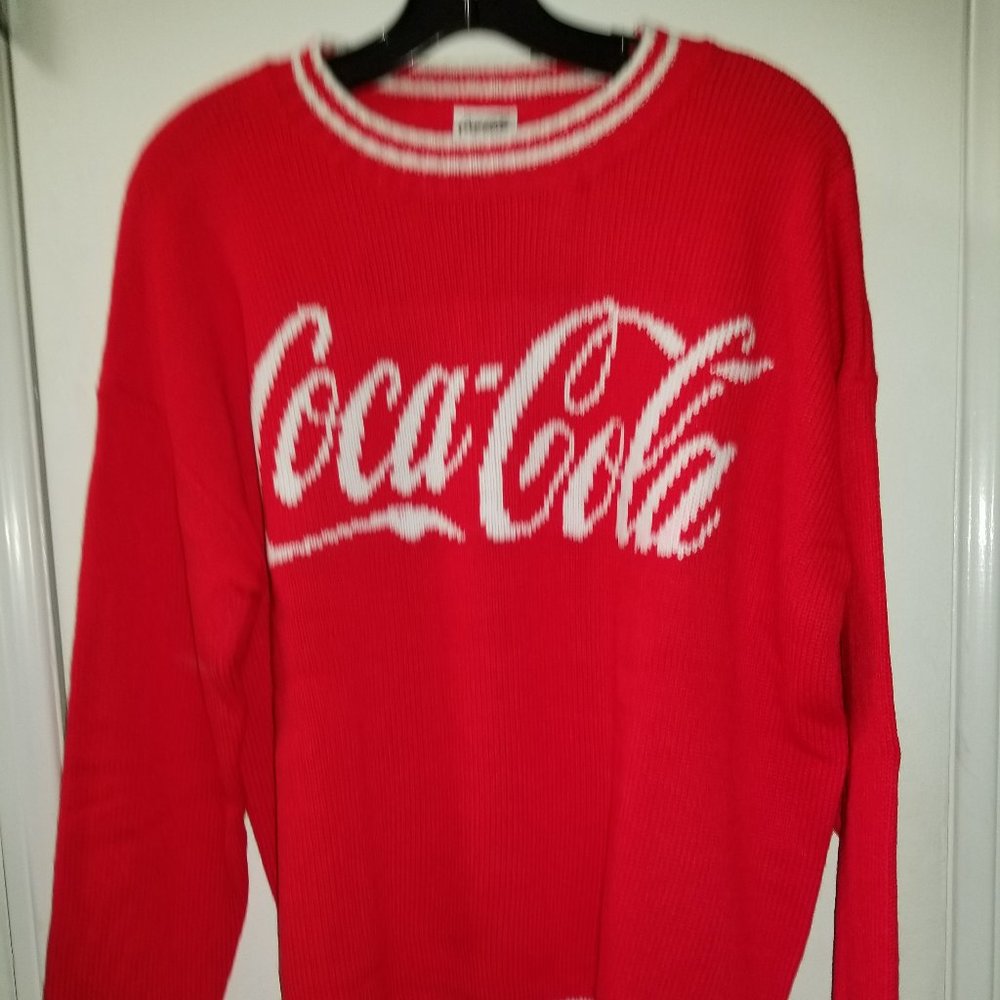 Coca Cola Sweater crew neck long sleeve